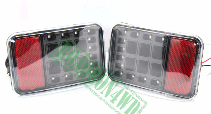 Led Rear Bumper Light Fog Parking Light Reverse Brake Light Rear Bumper Lamp For Jeep Wrangler JK 2007-2016