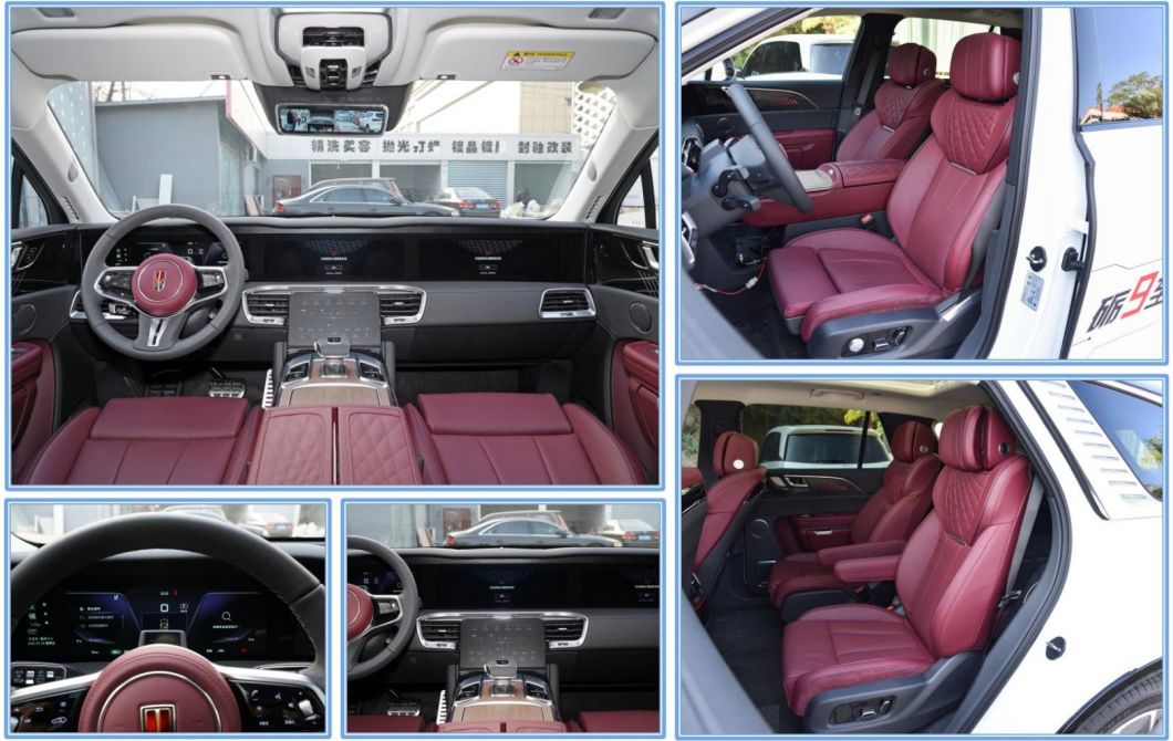 2022 Hongqi Ehs9 4 Wheel 4/6/7 Seat Electric Car Used Car Electric Car Made in China Sell