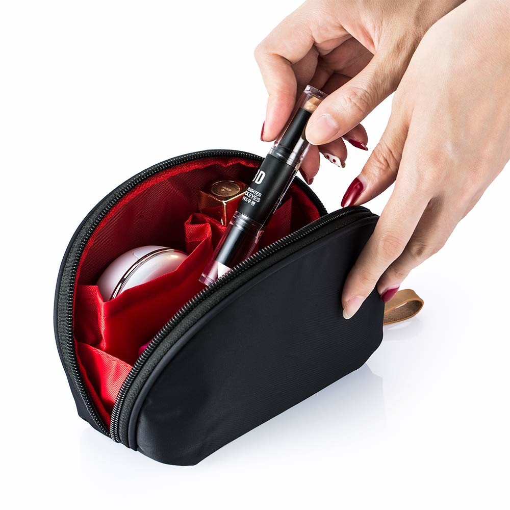 Cosmetic Bag, Travel Makeup Pouch, Portable Waterproof Cosmetic Pouch for Girls Women, Small
