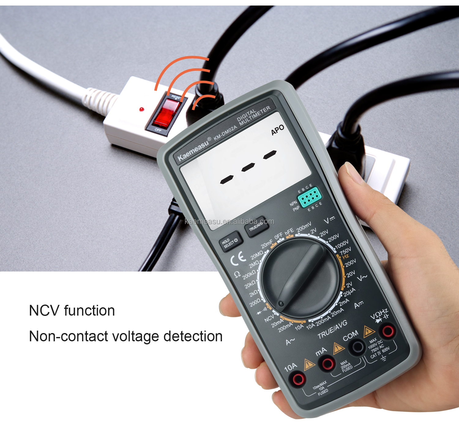 Handheld Professional Industrial Voltmeter Digital Aneng Multitester NCV T-RMS Electric Test Meter Multimeter Price