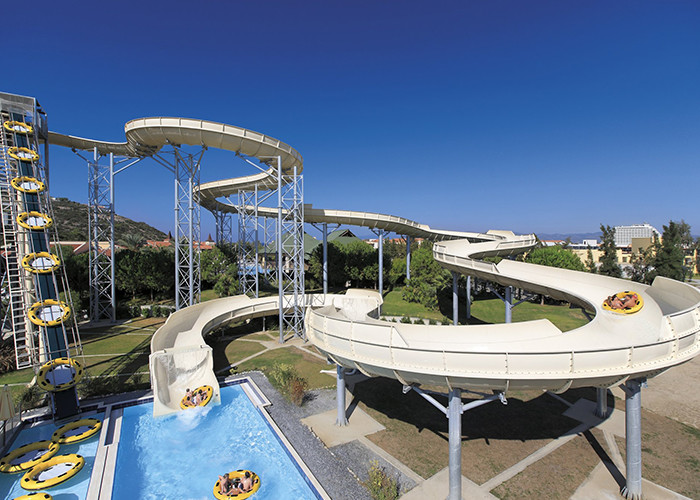 400 Riders / H Capacity Boomerang Water Slide 3.2 - 58 M Slide Diameter