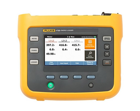 Fluke 1730 BASIC Three-Phase Electrical Energy Logger 1000 V CAT III/600 V CAT IV