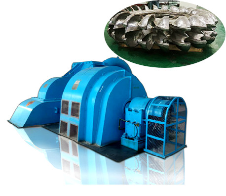 Customized Stainless Steel Pelton Hydro Turbine Generator High Water Head 300kw~50mw