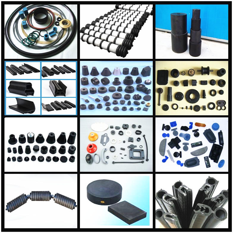 Customized Moulded Rubber Parts With P20 718 738 NAK80 S136 Mould Material