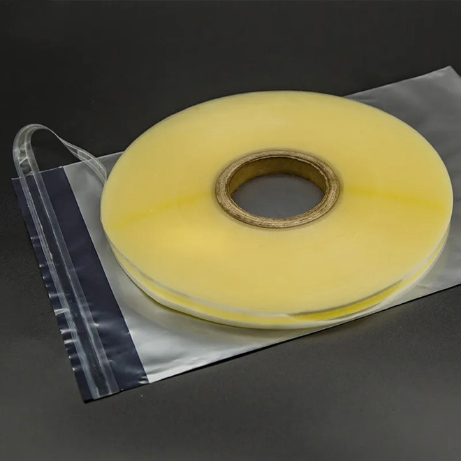 Custom Printed Removable Seal BOPP Plastic Bag Adhesive Double Sided Adhesive Tape