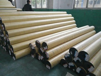 2.5m Orange Color Waterproof PVC Tarpaulin Plain Style Easily Washable