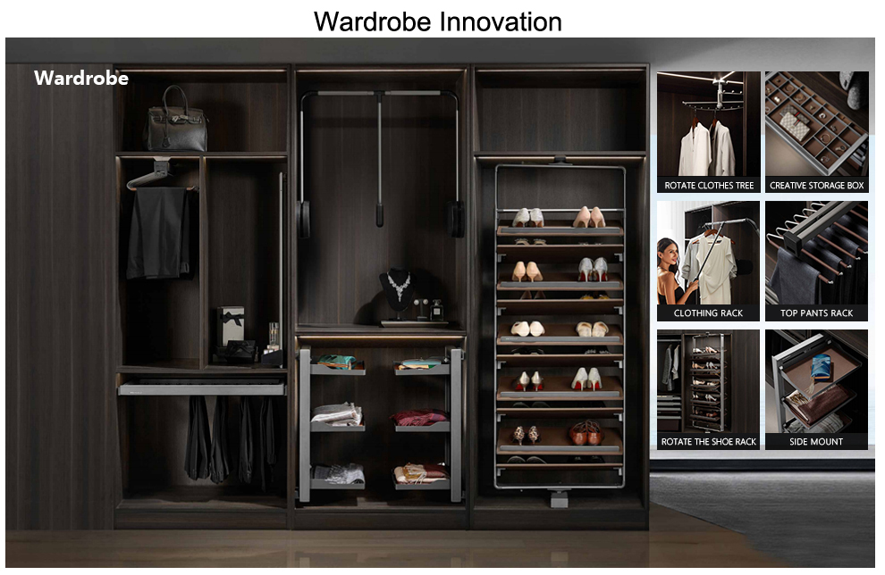 Midcentury Organizer Clothes Walk In Closet Cabinet Simple Wardrobe For Bedroom Furniture