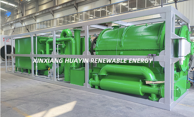 Mini Waste Plastic Pyrolysis Plant Plastic To Fuel Production Line
