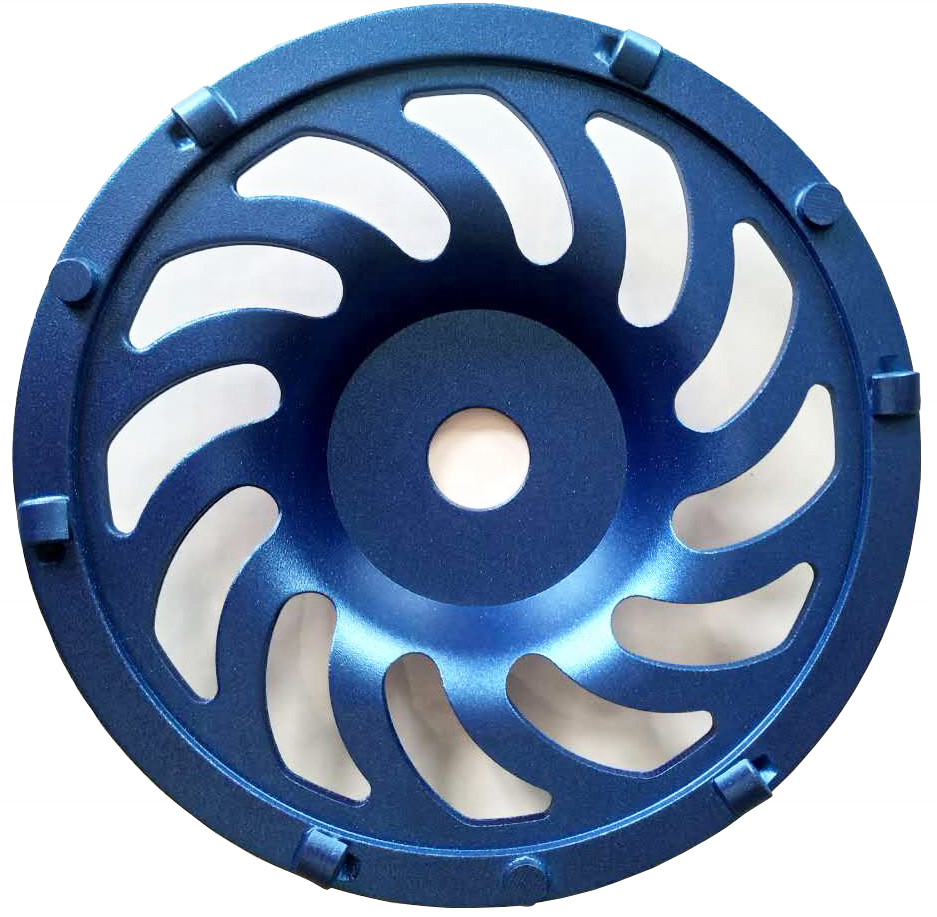 5 Diamond Cup PCD Grinding Wheel Blue For Epoxy / Rubber