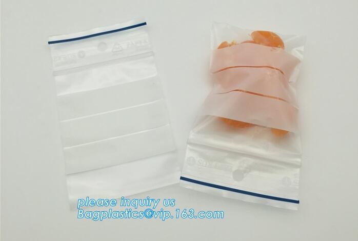 sealing double bag with zipper top for products packing, 5KG resealable rice bag with zipper, bag plastic breast milk st