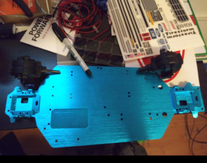 Customized CNC Machining Rc Car Sandblasting 3 Axis 6061 Aluminum Alloy Parts