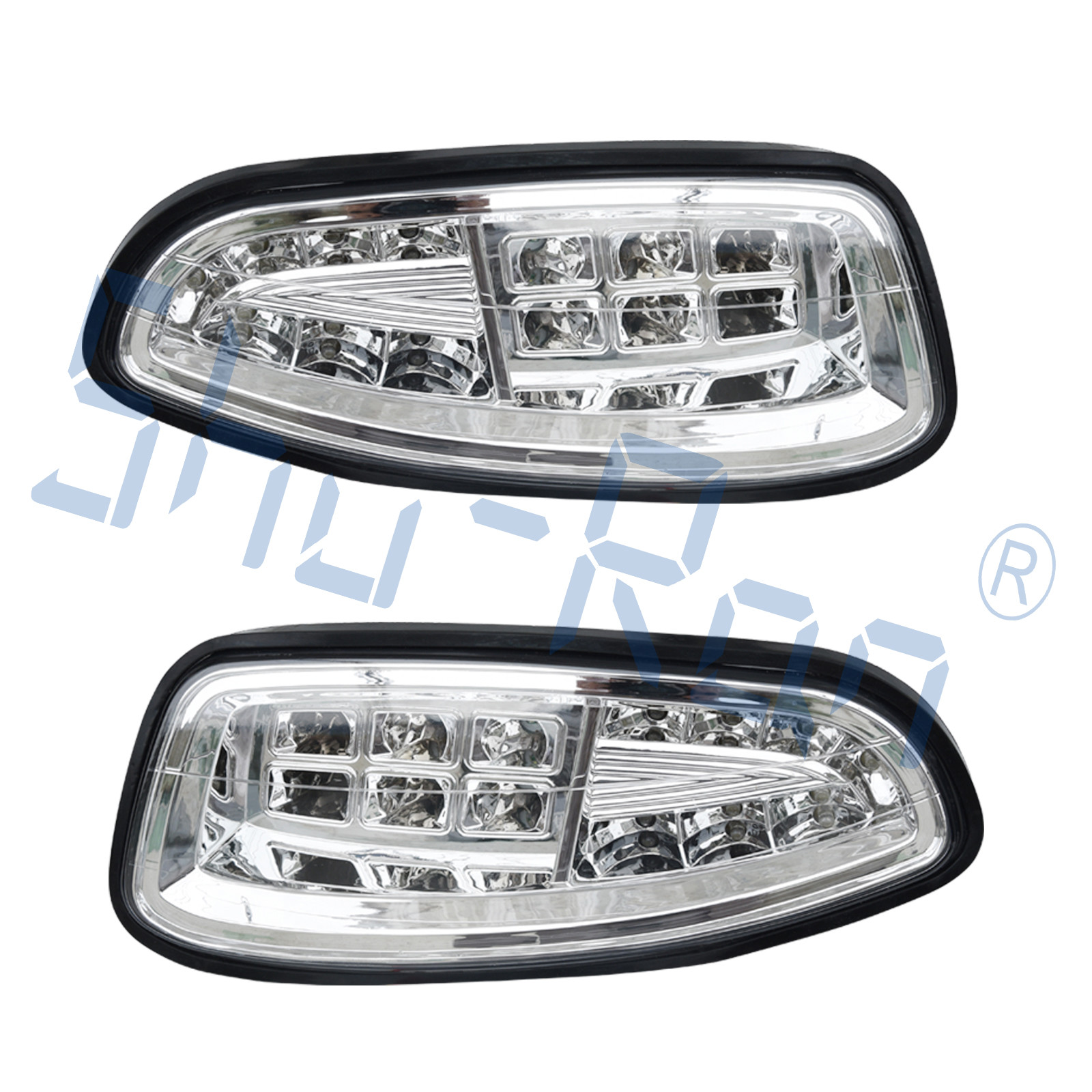 Golf Cart Led Deluxe Light Kit for EZGO RXV LED Headlight and LED Taillight