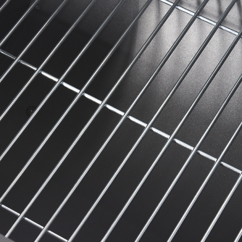 40*41 cm * 2 Cooking Area Steel BBQ Grill for Outdoor Patio Garden Deck Backyard Party