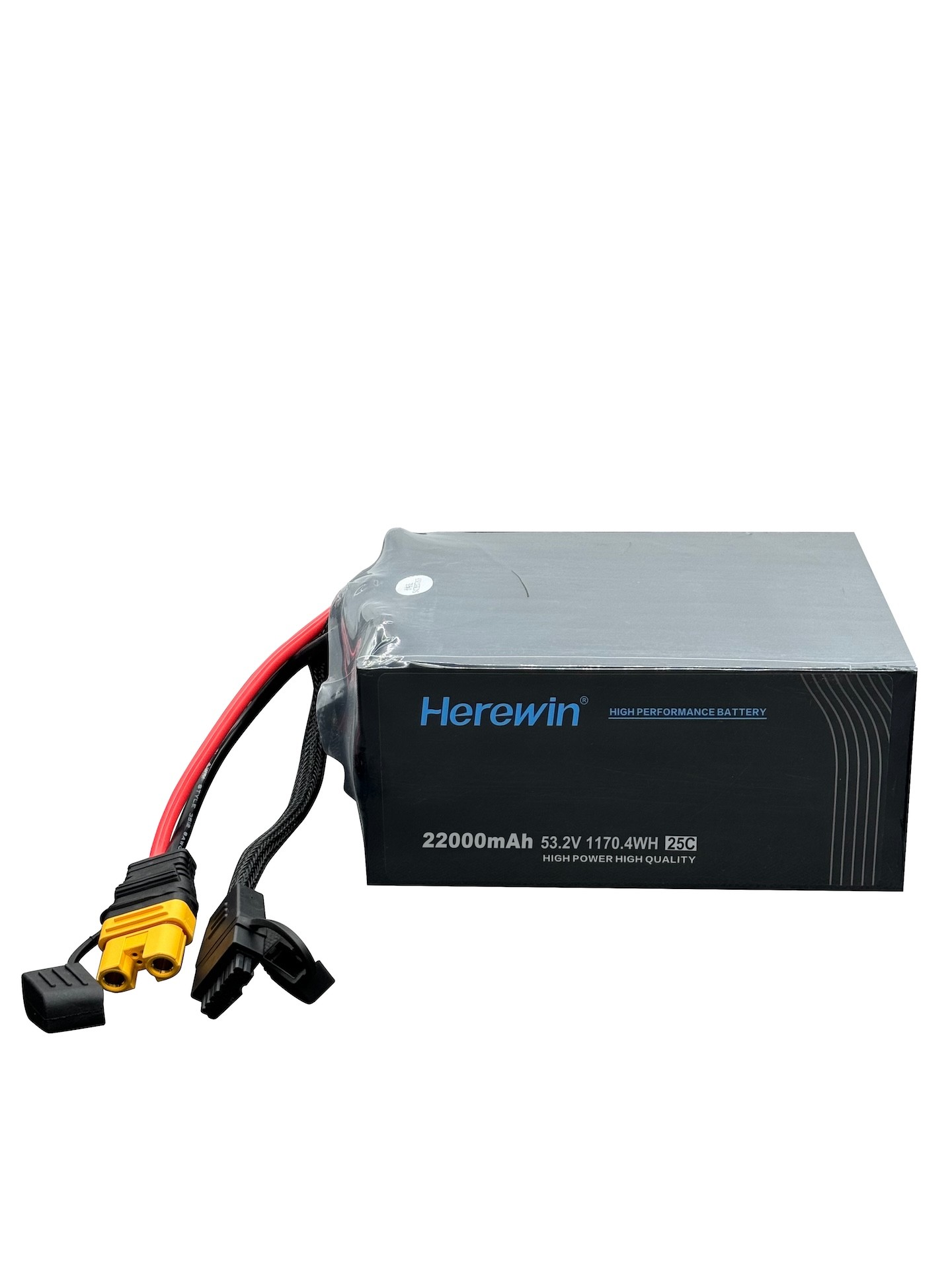 Herewin 14s Battery 53.2V 22000mAh Pouch Soft Pack 25C LiHv Battery For Drones