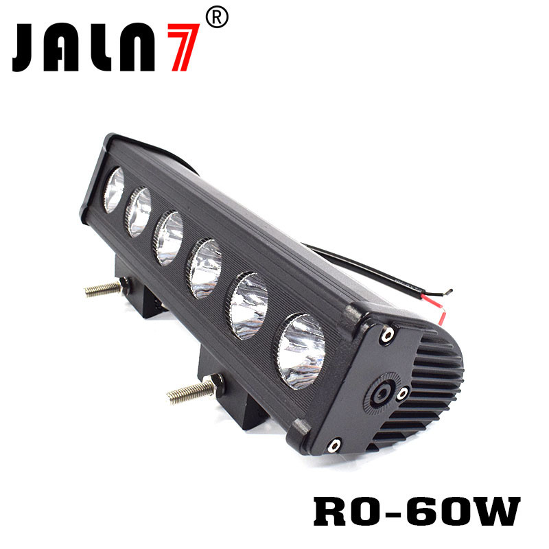 LED Light Bar JALN7 60W CREE Spot Flood Combo LED Driving Lamp Super Bright Off Road Lights LED Work Light Boat Jeep