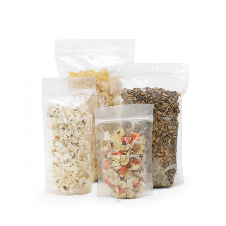 Oem Multi Color Safe Food Ziplockk Packaging Bag BOPP Three Side Seal Pouch