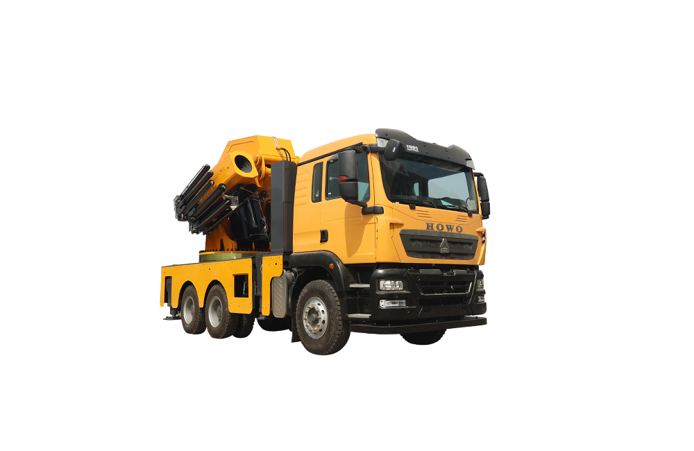 80 Tons Folding Jib Knuckle Boom Crane Efficient