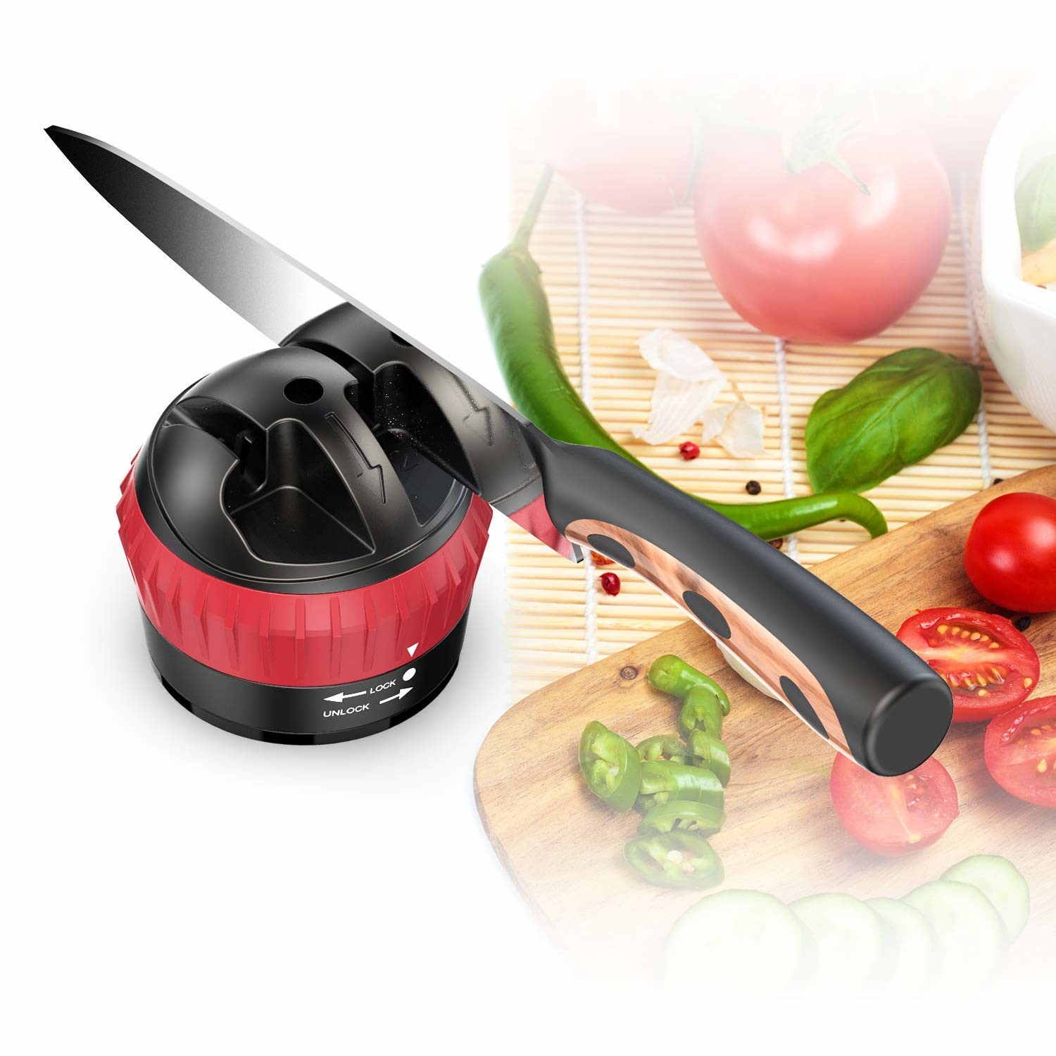 Kitchen Small Knife Sharpener High Strength 52.6 G Weight
