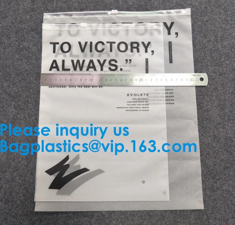 Standup Cosmetics Packaging PVC Slider Bag,Transparent PVC Slider k Bags For Cosmetic Packing, Pouch Slider plasti