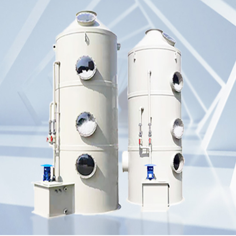 50mm Pump Wet Scrubber for Industrial Waste Gas Treatment in Fertilizer Making Machine