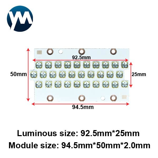 UV Light Module 300W Seamless Splicing Fast Curing Module 395nm Lamp Beads