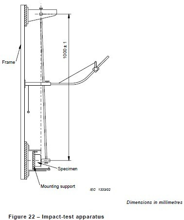 IEC60068-2-75 Laboratory Test Equipment , 1000mm Pendulum Test Equipment PH-1