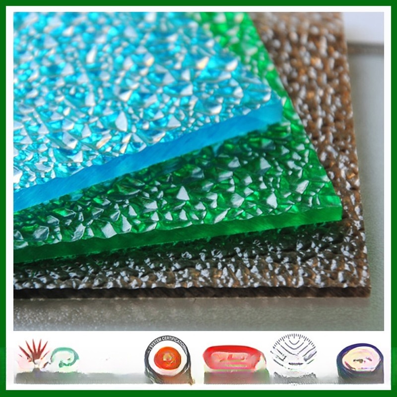 Plastic Canopy Polycarbonate Window Awning With Blue PC Sheet Sail Finishing Awning Bracket