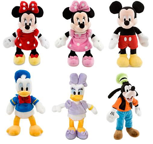 Original Full Set Disney Plush Toys Disney Family Stuffed Animals 22cm