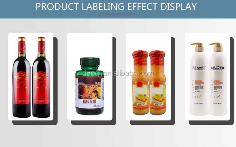 Energy Saving Round Bottle Label Applicator 150mm Diameter Round Label Applicator
