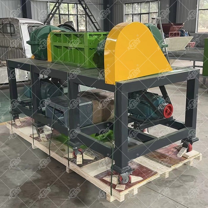 Mobile Plastic Shredder Waste Paper Metal Shredder Mobile Solid Waste Crusher