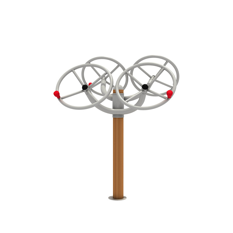 Taichi Spinner Playground Fitness Equipment Electrostatic Spraying