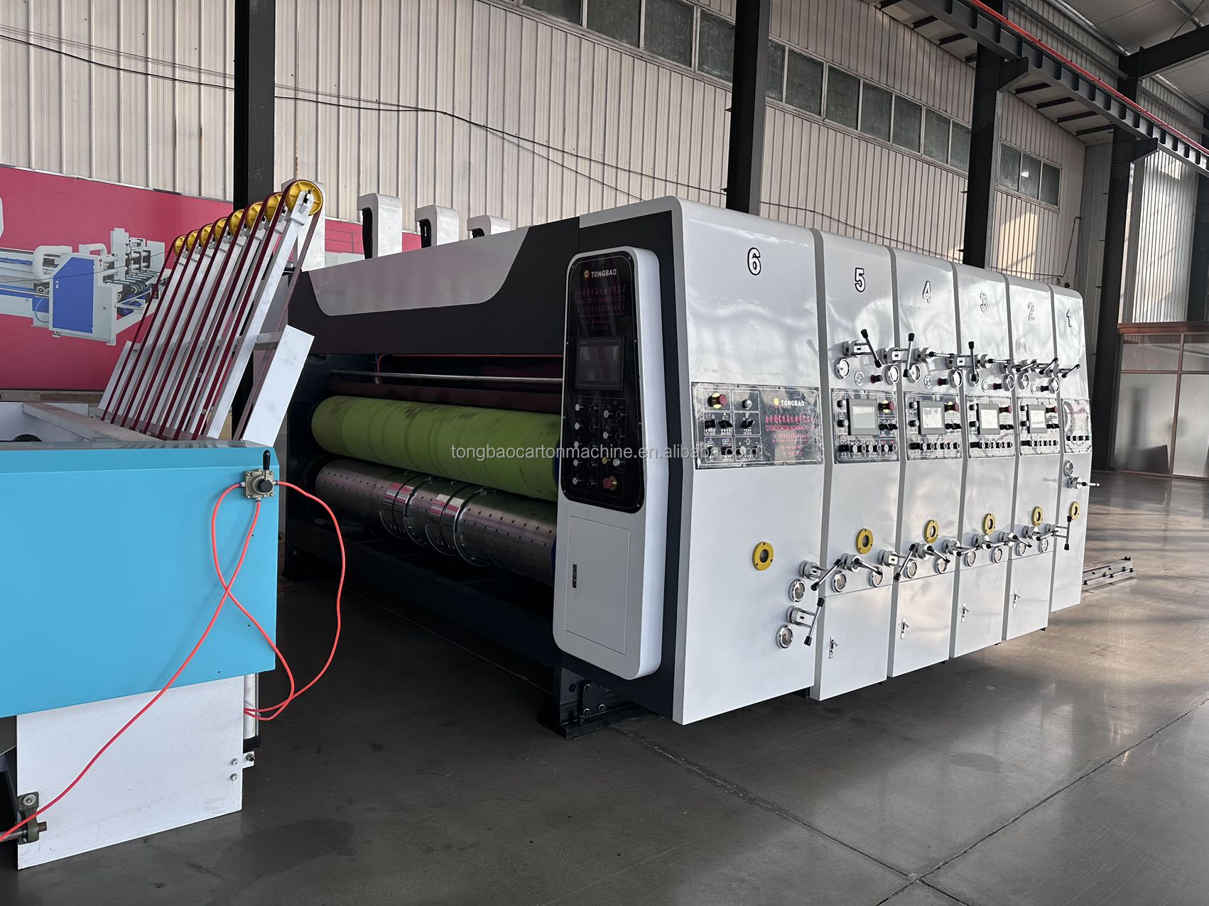 Flexo Plate Printer Slotter Die Cutter Machine for Corrugated Box Pizza Box Making