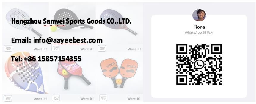 Fiberglass Pickle Ball Paddle Custom Logo Hard EVA Pickleball Equipment
