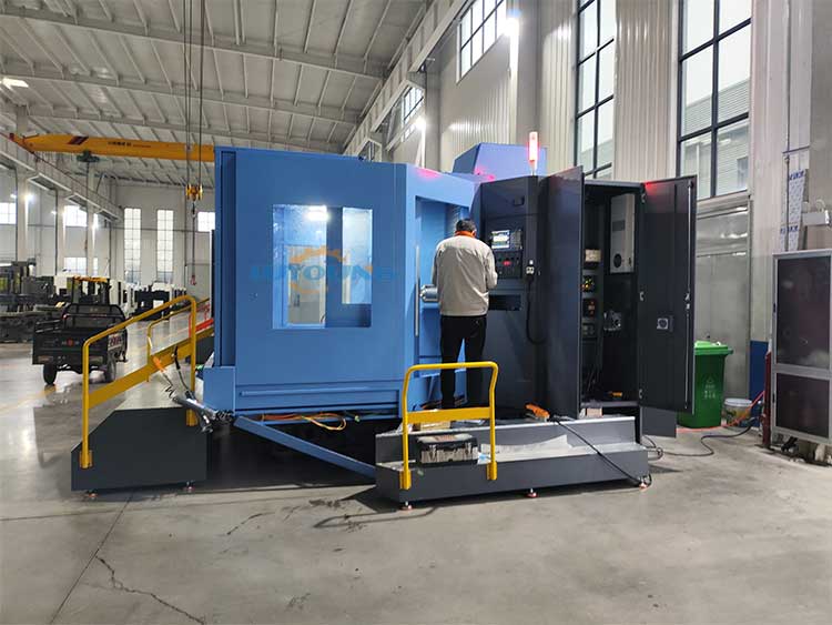 Construction Works HMC500 24ATC CNC Milling Machine with Fanuc/GSK System from Taiwan