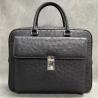 Buy cheap Authentic Real True Ostrich Skin Office Men Briefcase Top-handle Bag Genuine from wholesalers