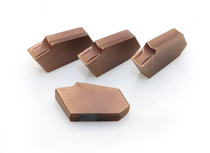QC1403 Grooving & Turning Inserts , Carbide Insert Parting Tool Perfect Surface Finish