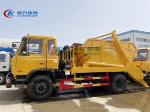 China Euro3 4*2 10cbm 10m3 Refuse Skip Loader Truck Rear Load Garbage Trucks on sale