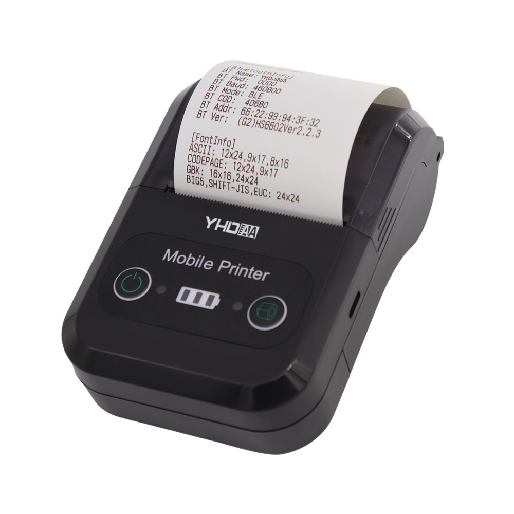 POS 58mm Thermal Printer Portable Mini Mobile Bluetooth Thermal Printer