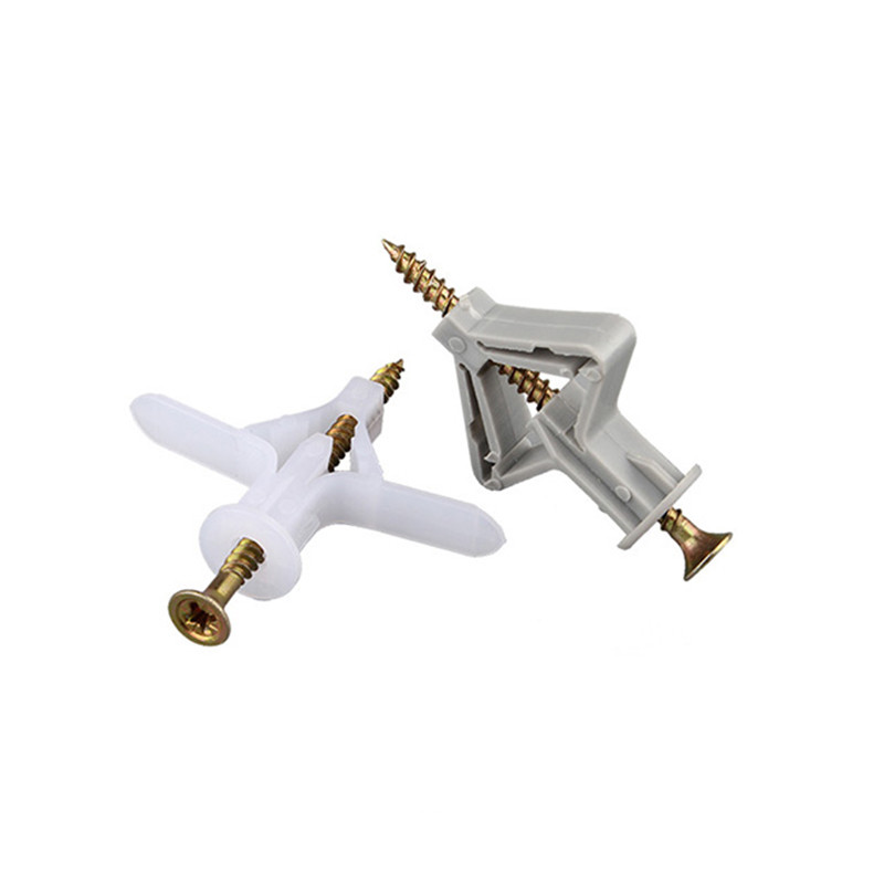 Small Plastic Heavy Duty Toggle Anchors / Butterfly Wall Plug Many Sizes
