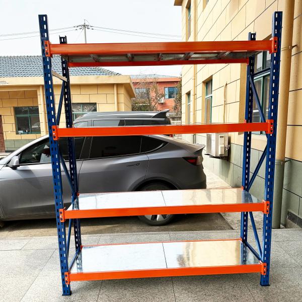 Longspan Medium Duty Shelving 1 Layer - 5 Layer Industrial Stacking Shelves