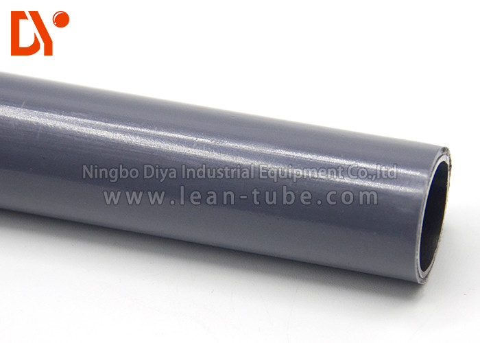 Thick Wall Plastic Coated Steel Tube Corrossion Resistance Custom Size