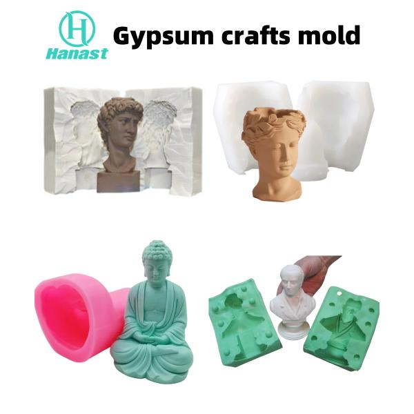 Gypsum Crafts Room Temperature Vulcanizing Tin Cure Silicone Rubber Liquid RTV2 25KG/Drum