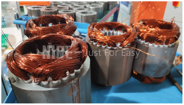 electric motor stator coil winding and inserting machine
