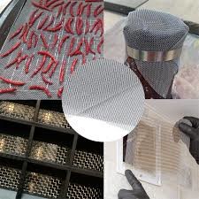 Rectangular Silver Stainless Steel Knitted Mesh Tape Coil for Filter Elements