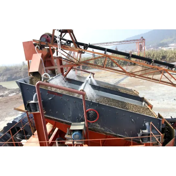 40t/H-680t/H Vibrating Screen Separator Sand Vibrating Sieve Large Capacity