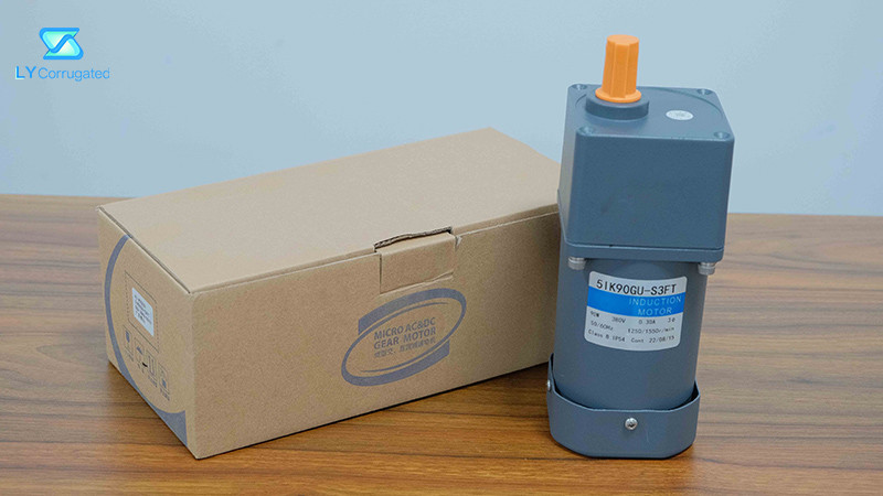 Three phase Carton Machine Spare Parts 90W AC Gear Induction Motor