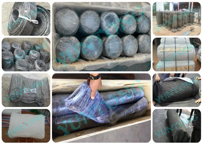 Customized Durable Webnet Stainless Steel Mesh 1.6mm Safety For Bridge