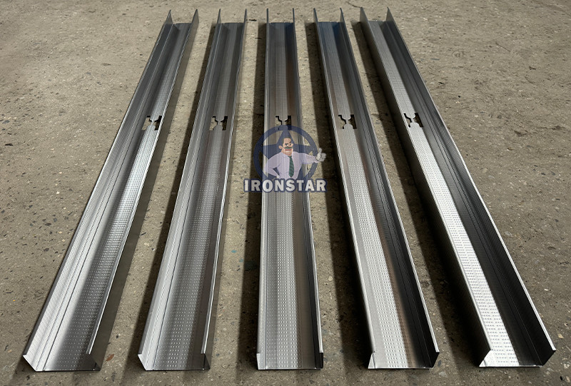 50 75mm C stud and 40mm U channel 2 in 1 roll forming machine in ethopia