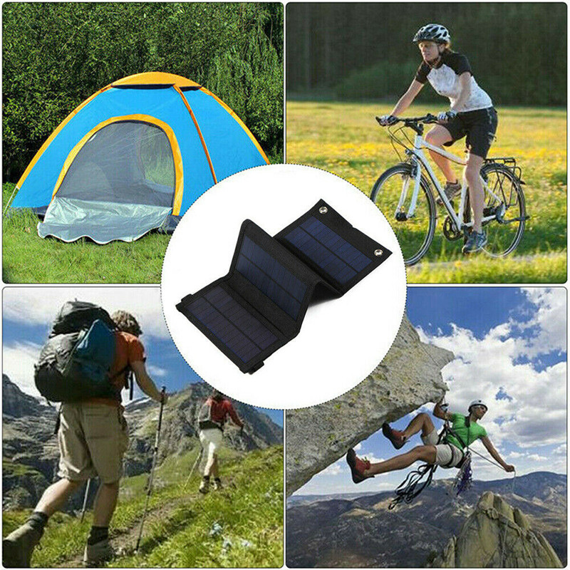100W Waterproof Portable Solar Panel Solar Battery Charger For Camera CCTV Outdoor