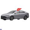 Buy cheap 2023 500km Luxury Single Speed Transmission 4 Door 5 Seat Sedan Electric Car QIN from wholesalers